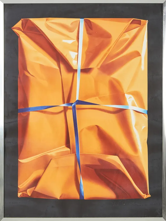 YRJÖ EDELMANN (SVERIGE, 1941-2016). "Wrapped Van Gogh", färglitografi, 1996.