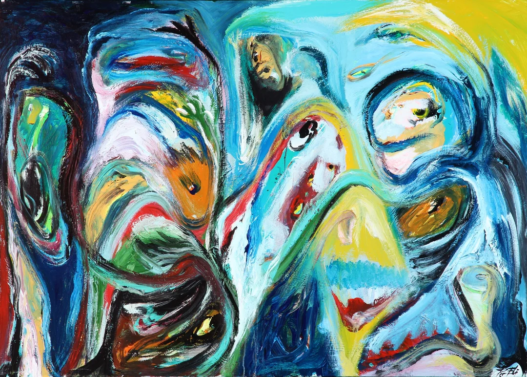 Per Eli. Composition — Paintings and sculptures/Modern pictorial arts — Lauritz