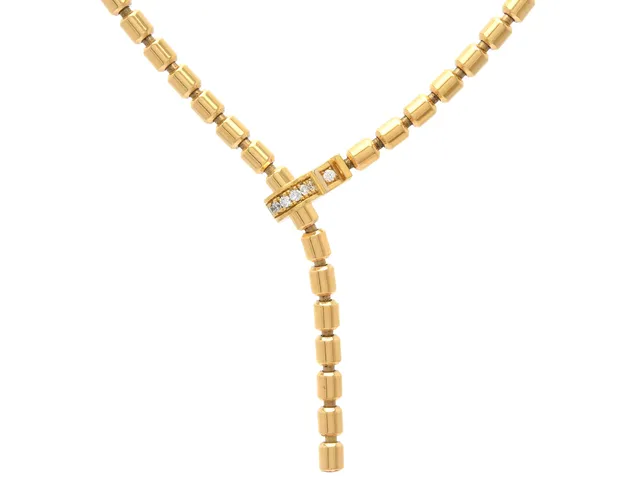 PIAGET, collier, Piaget Possession, 18K guld, briljantslipade diamanter 0,14 ctv, ca TW/VS, refnr G37P2290, vikt 46,9 g, certifikat, originaletui.