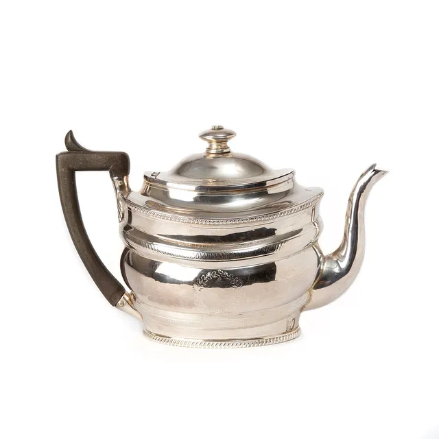 TEKANNA. Silver, England, 1808.