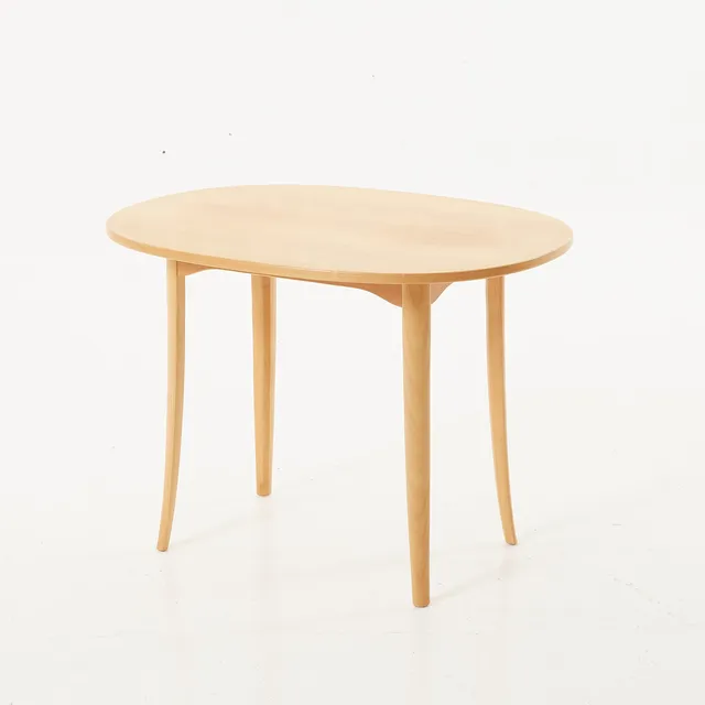 CARL MALMSTEN. Sidobord, "Ovalen", björk.