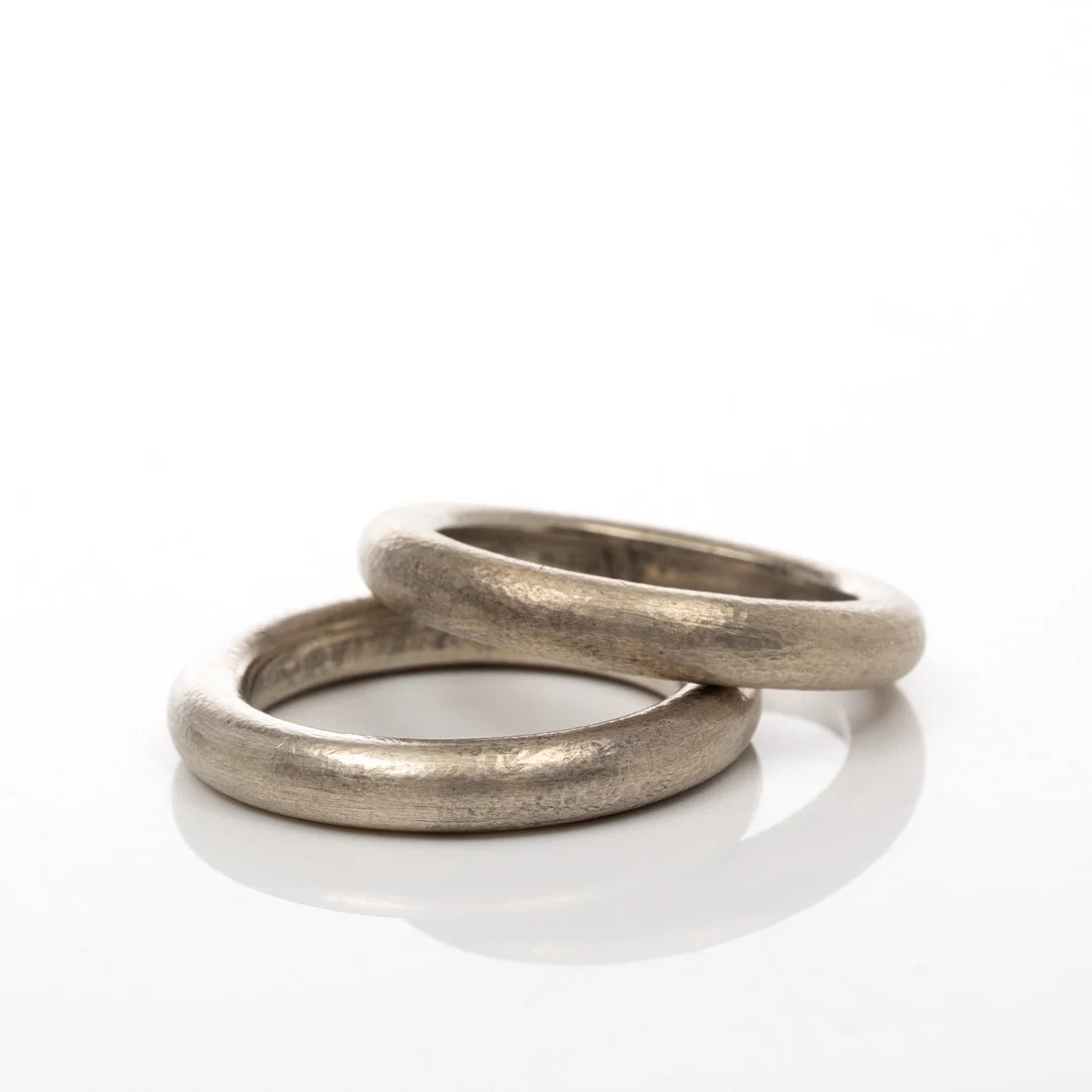 FRITS HEIRING SØRENSEN. Ringar, 2 st, Sterlingsilver, FHS. — Rings — Garpenhus Auktioner