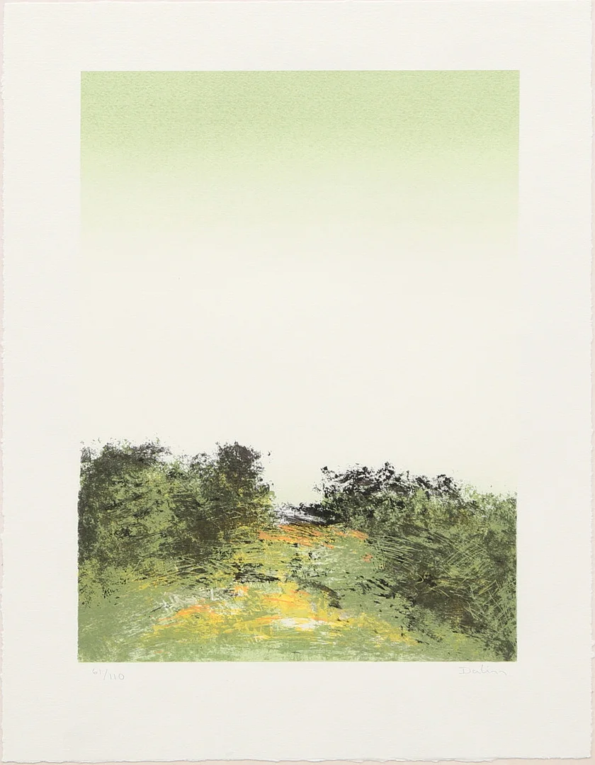 ROLF DALIN (FÖDD 1934). Landskap, färglitografi nr 61/110, signerad Dalin. — Engravings & Prints — Garpenhus Auktioner