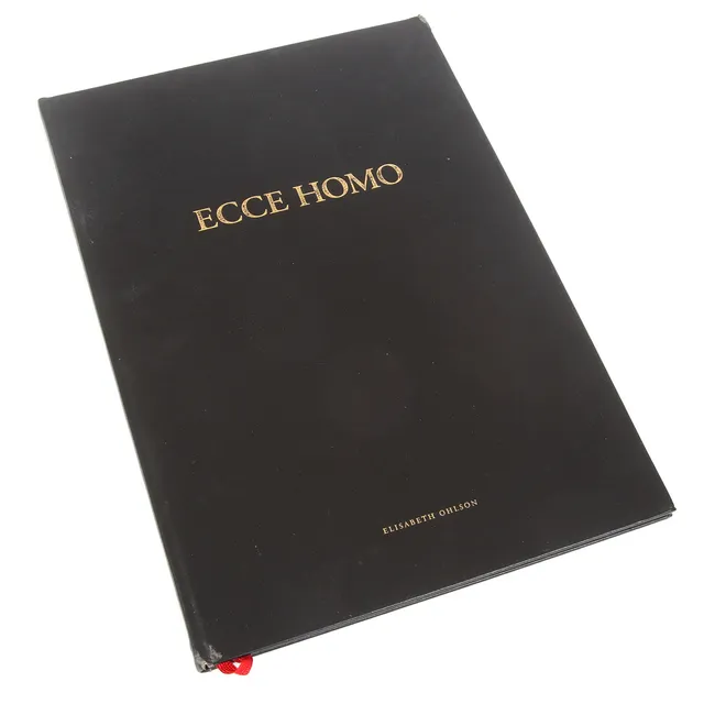 ELISABETH OHLSON. Fotobok, "Ecce Homo", numrerad 1917/3000. Ecce Homo. 1998.