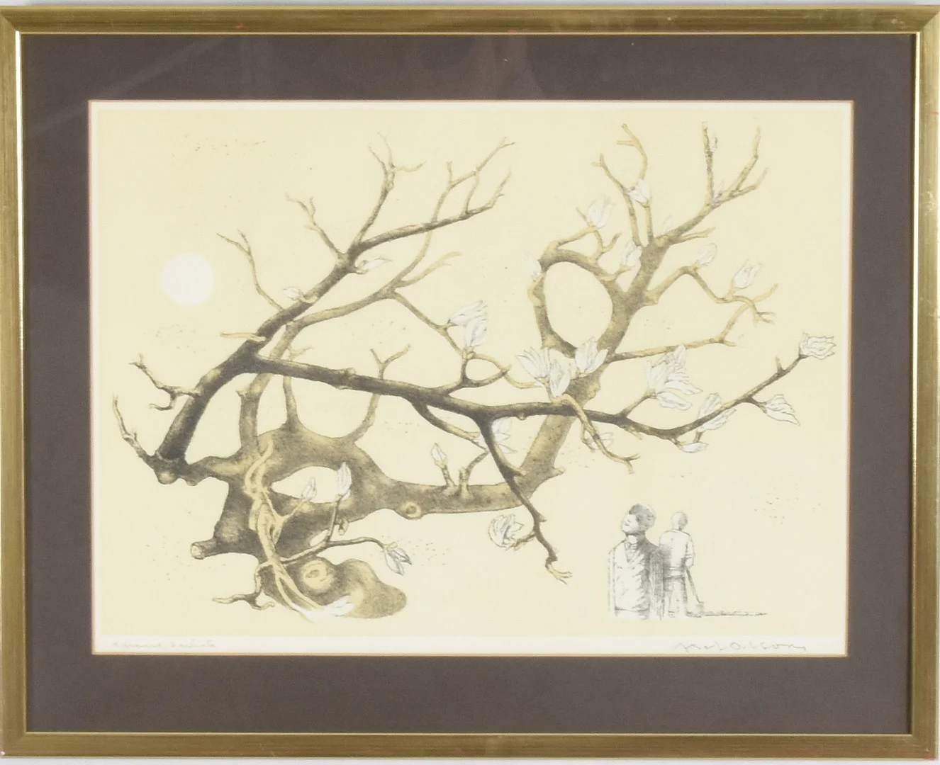 AXEL OLSON. Färglitografi. — Engravings & Prints — Halmstads Auktionskammare