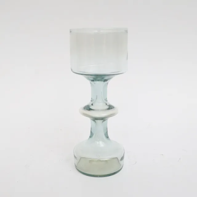KAJ FRANCK. Vas, "Hyrrä", Nuutajärvi Notsjö, Finland 1960, blåtonad glasmassa.
