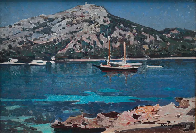 JOSEP PUIGDENGOLAS. Seaside view, Mallorca.