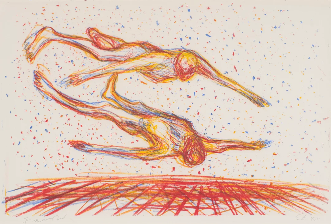 Widerberg, Frans — "Svevende par" 1983/87 — Kunst/Grafikk — Blomqvist