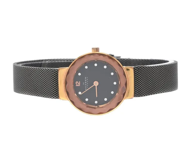 Skagen Denmark, damur, stål, 25mm, quartz, grå/roséguld, referensnr: 456SRM, serienr: 2401309