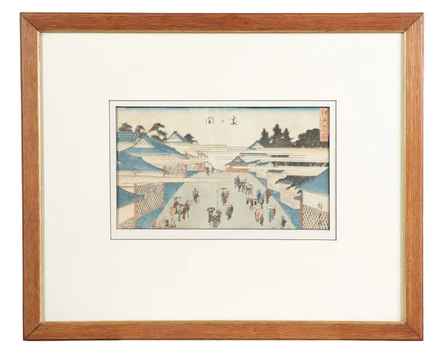 UTAGAWA HIROSHIGE (1797-1858) WOODBLOCK.