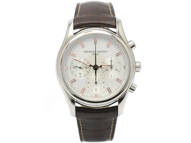 FREDERIQUE CONSTANT, Genève, Peking to Paris, Cal ETA 7750, Serie nr. 0223/1888, Ref nr. FC-396V6B6, Boett nr. FC396X6B6, kronograf, herrur, 42 mm, stål, automatisk, safirglas, datum, glasbaksida, läderband, viklås, ca 2011, box, ytterkartong. Limiterad och numrerad (Nr. 0223/1888).