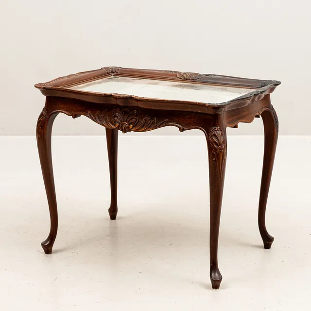 SIDOBORD, med spegelskiva, Rokokostil, 1900-talets andra hälft.