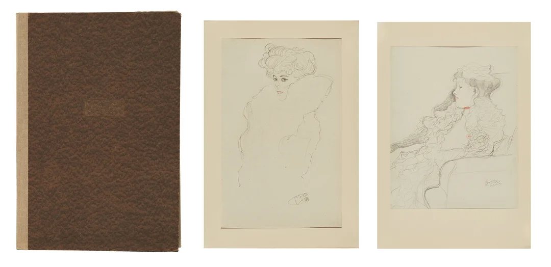 Klimt, Gustav — "Fünfundzwanzig Handzeichnungen" 1919 — Kunst/Grafikk — Blomqvist