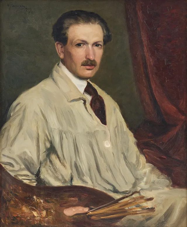 KNUT JANSON. "Självporträtt".