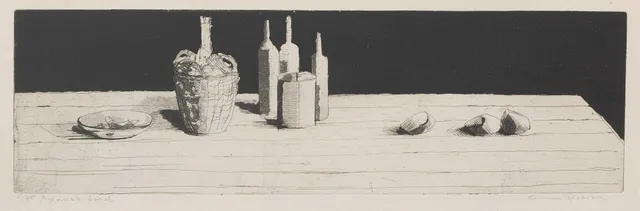 EINAR PERSSON (1918-2006). Betitlad, etsning nr 5/45, signerad.