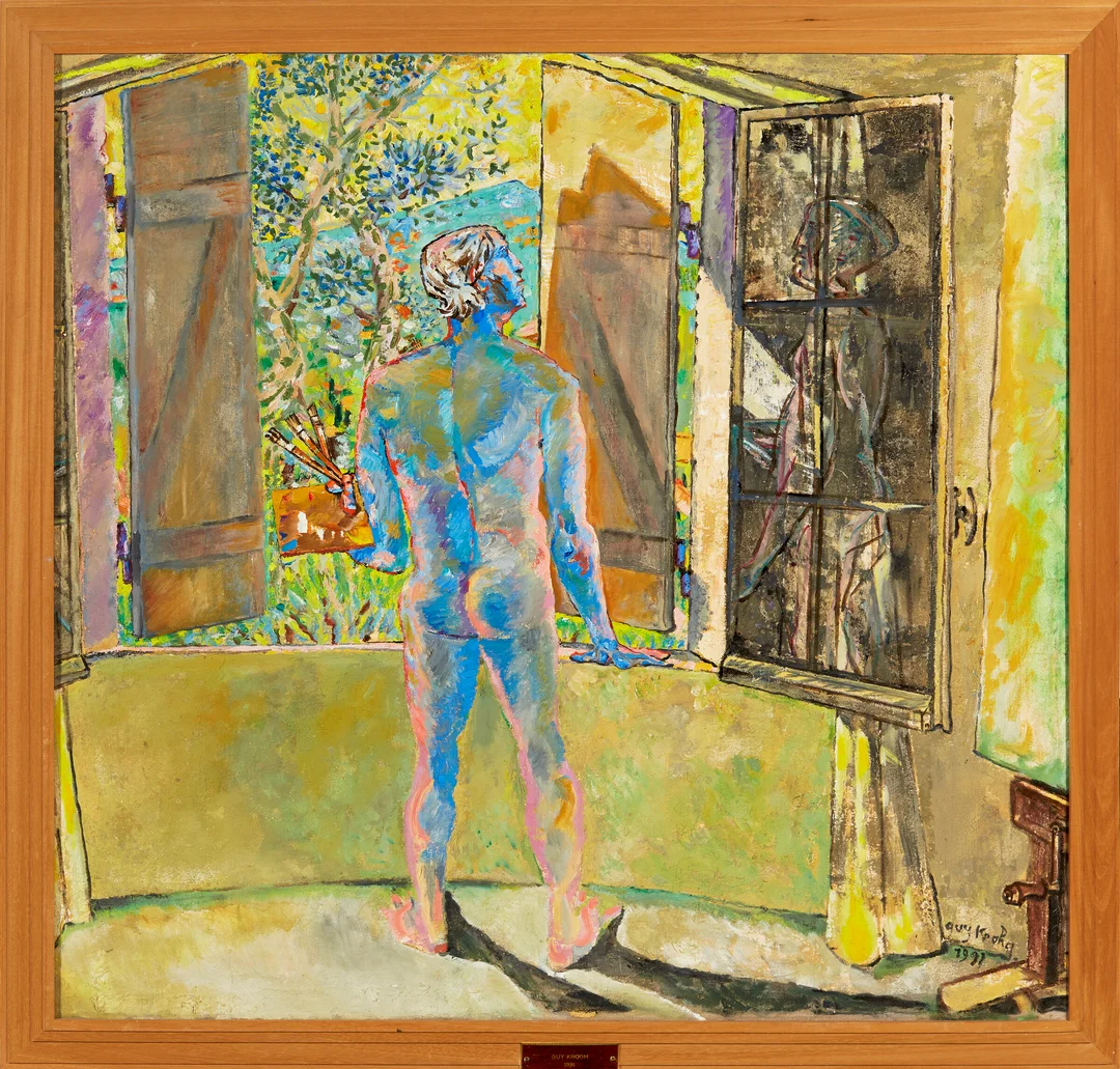 Krohg, Guy — Kunstnerens atelier, 1991 — Kunst/Maleri — Blomqvist