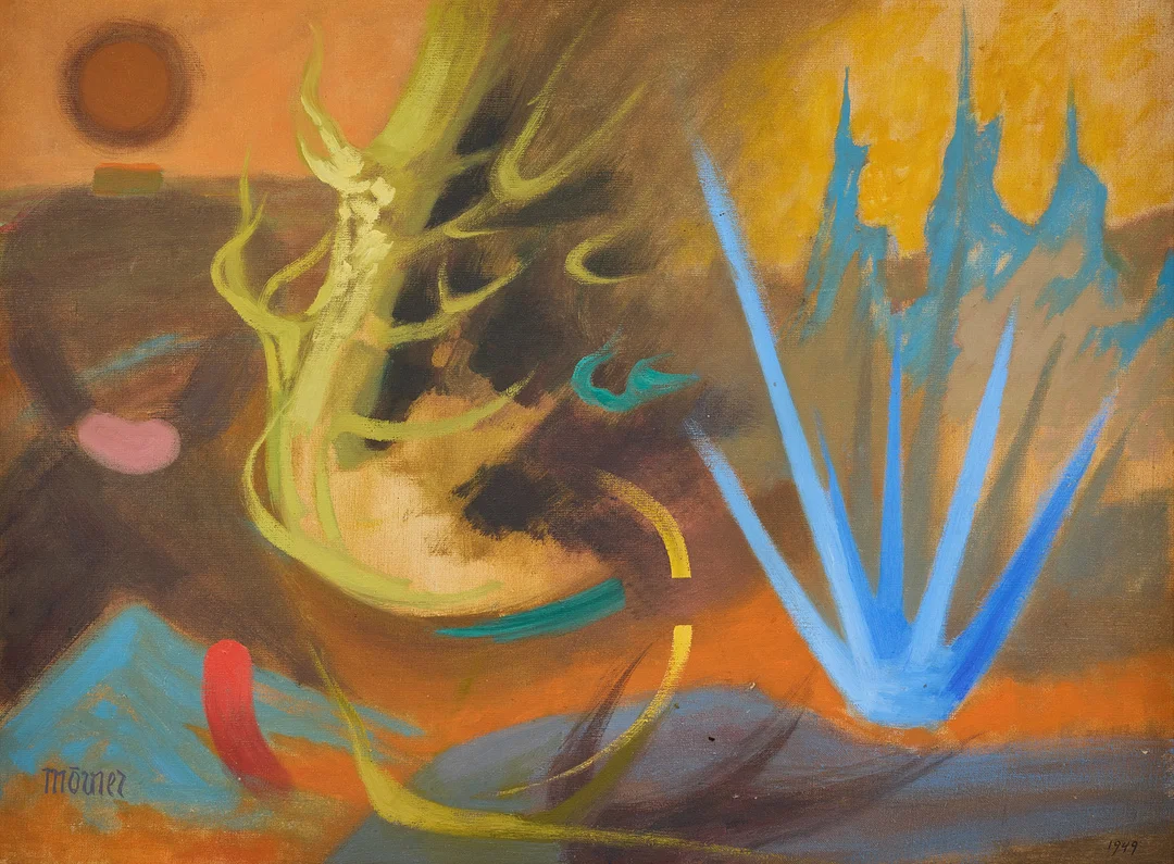 STELLAN MÖRNER. "I kvällsljus" / "Från min trädgård". — Paintings — Stockholms Auktionsverk Fine Art