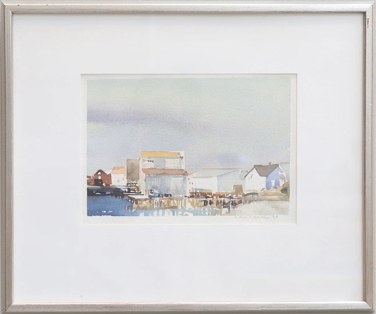 LARS LERIN. akvarell, signerad och daterad -90. — Paintings — Gomér & Andersson Nyköping