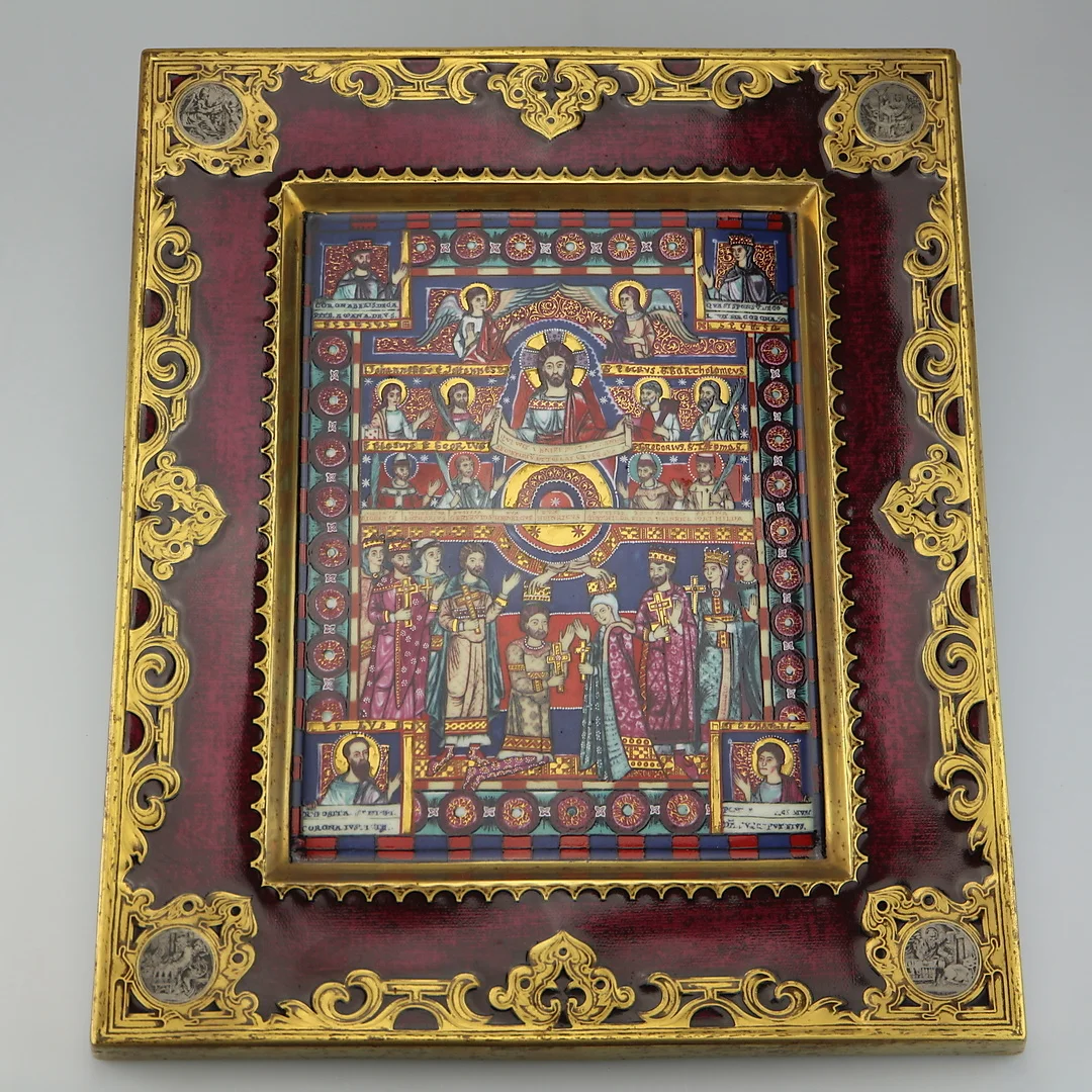 PORZELLAN IKONE "DIE KRÖNUNG" VILLEROY & BOCH. — European — Kunst- und Auktionshaus Kleinhenz