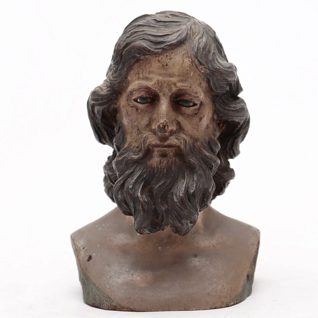 NEAPOLITAN SCHOOL, 18TH CENTURY. Bust of a saint. — Sculptures & Bronzes — Balclis