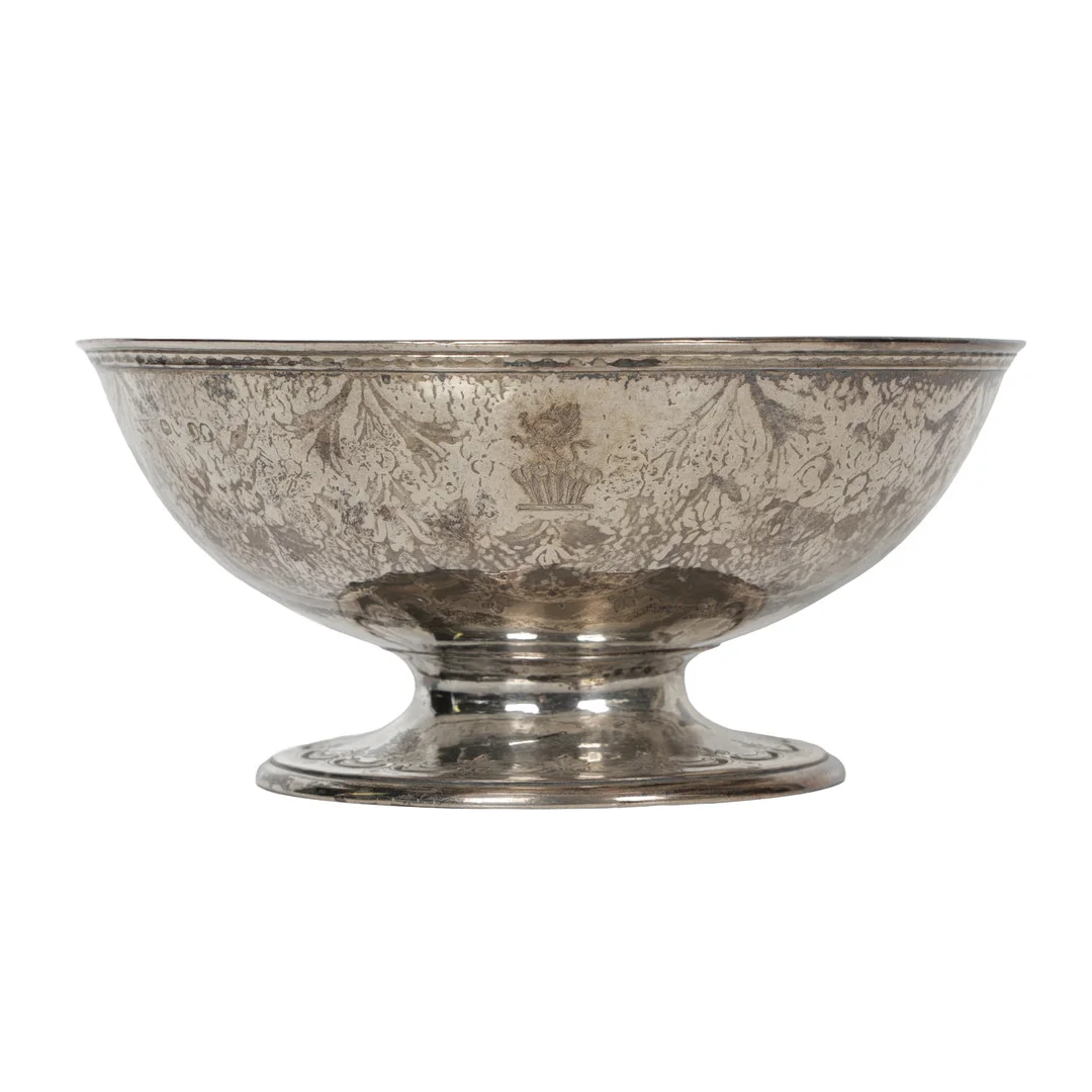 A VICTORIAN SILVER BOWL. — Silver — Bishop & Miller