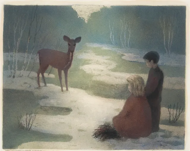 Johnson, Kaare Espolin — "Møte i skogen" 1954