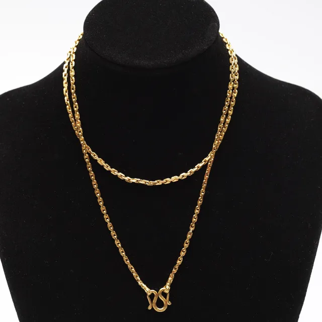 HALSKEDJA, 18k guld. Totalvikt ca 15,1 gram.