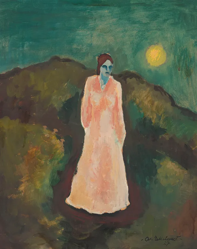 Ekeland, Arne — Kvinne i måneskinn, 1927
