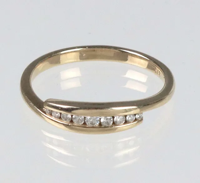 BRILLANT RING, Gold 375.