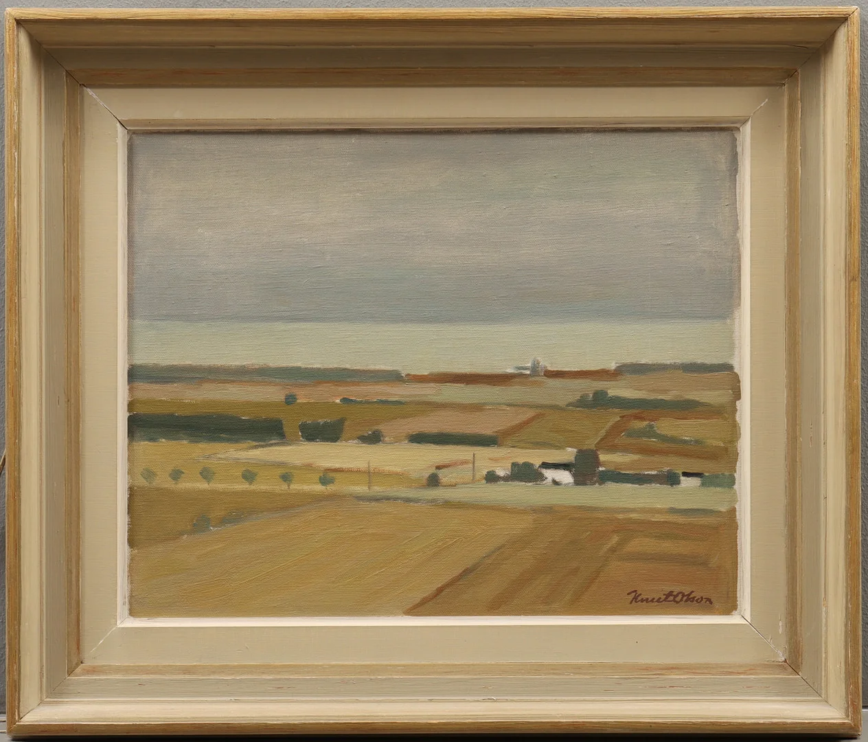KNUT OLSON. "Landskap, Skåne". — Paintings — Karlstad Hammarö Auktionsverk