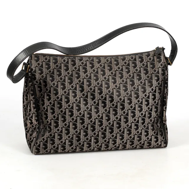 CHRISTIAN DIOR, Axelväska, canvas, Frankrike, 19/2000-tal.