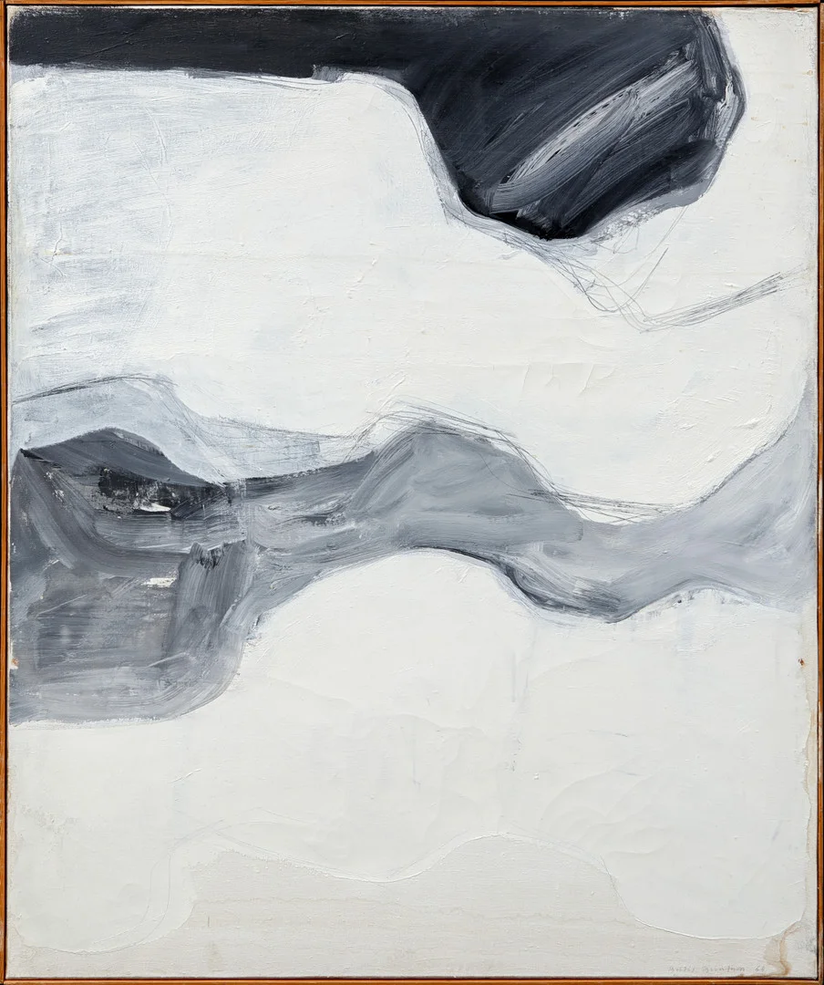 BERTIL BERNTSSON. Abstrakt komposition, olja på duk, signerad och daterad -64. — Paintings — Göteborgs Auktionsverk