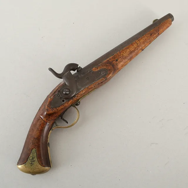 SLAGLÅSPISTOL, m/1820-49.