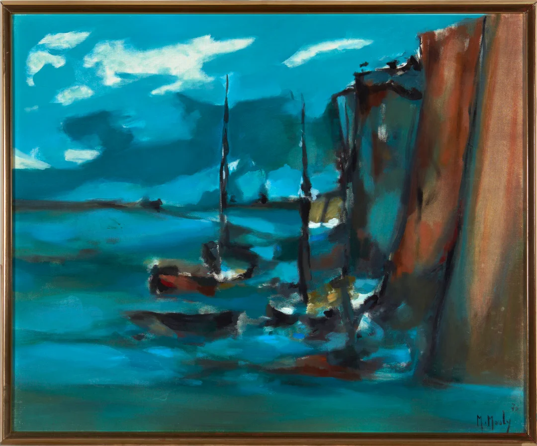 Mouly, Marcel — "Finistere" 1970 — Kunst/Maleri — Blomqvist