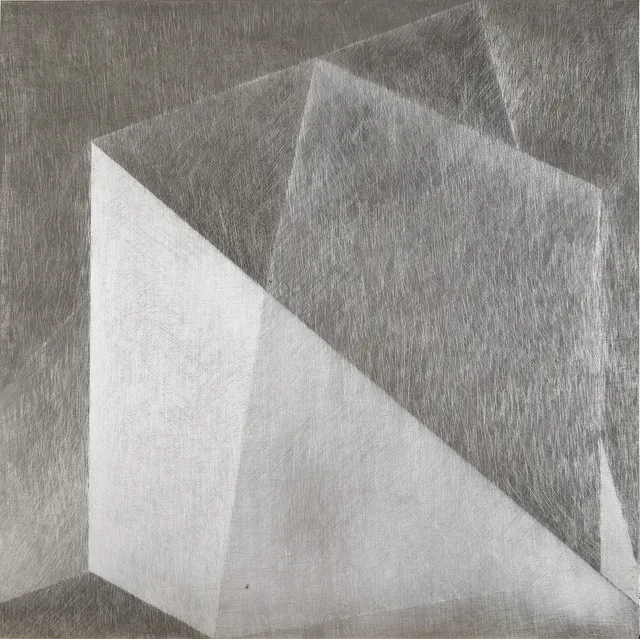 EVA SJÖBERG (F. 1951). Relief, borstat stål, osignerad.