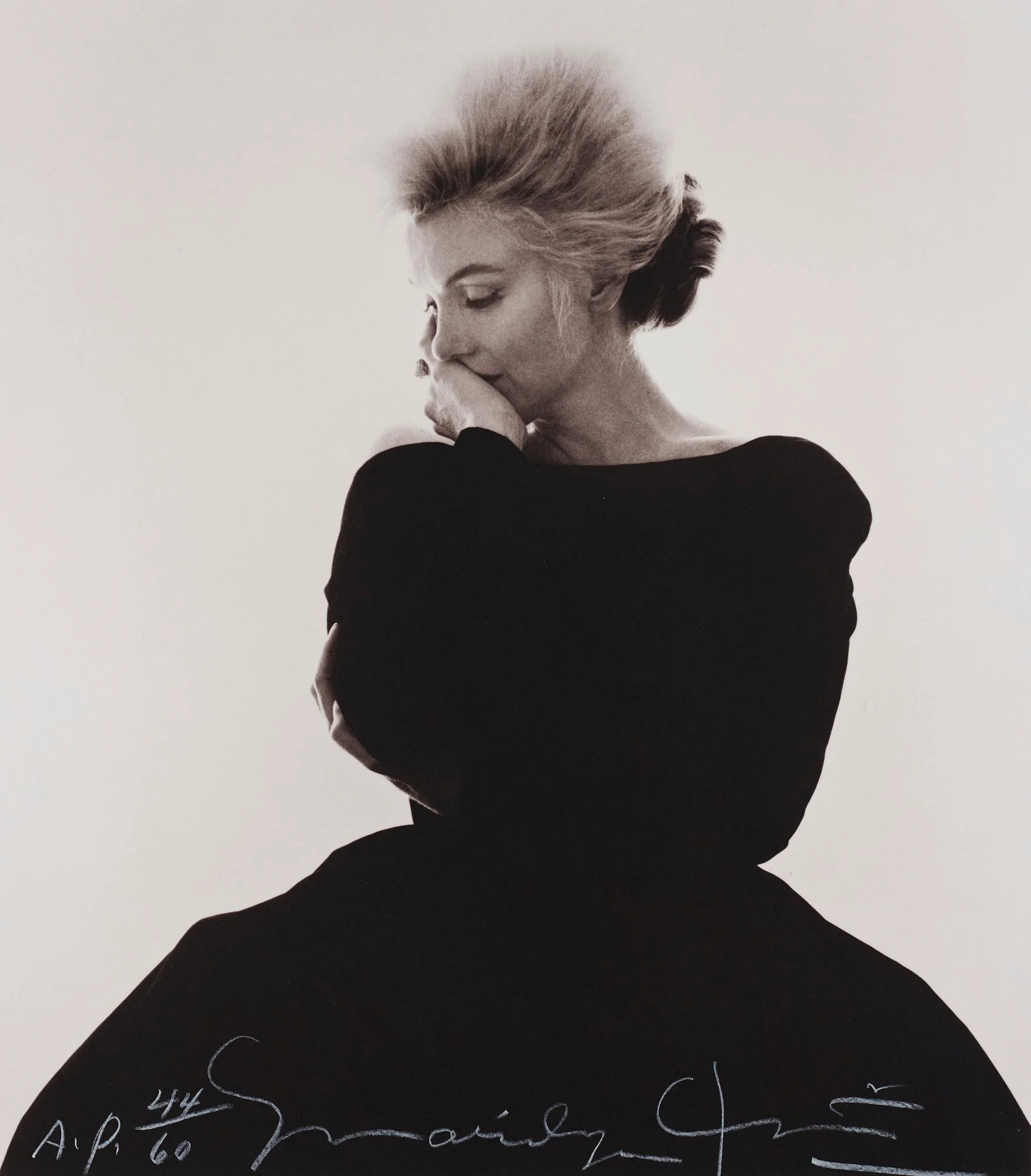 Bert Stern, "Marilyn Monroe in Dior (Vogue)", 1962. — Bukowskis