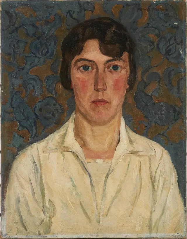 ALFRED HEDLUND. Kvinnoporträtt, 1926.
