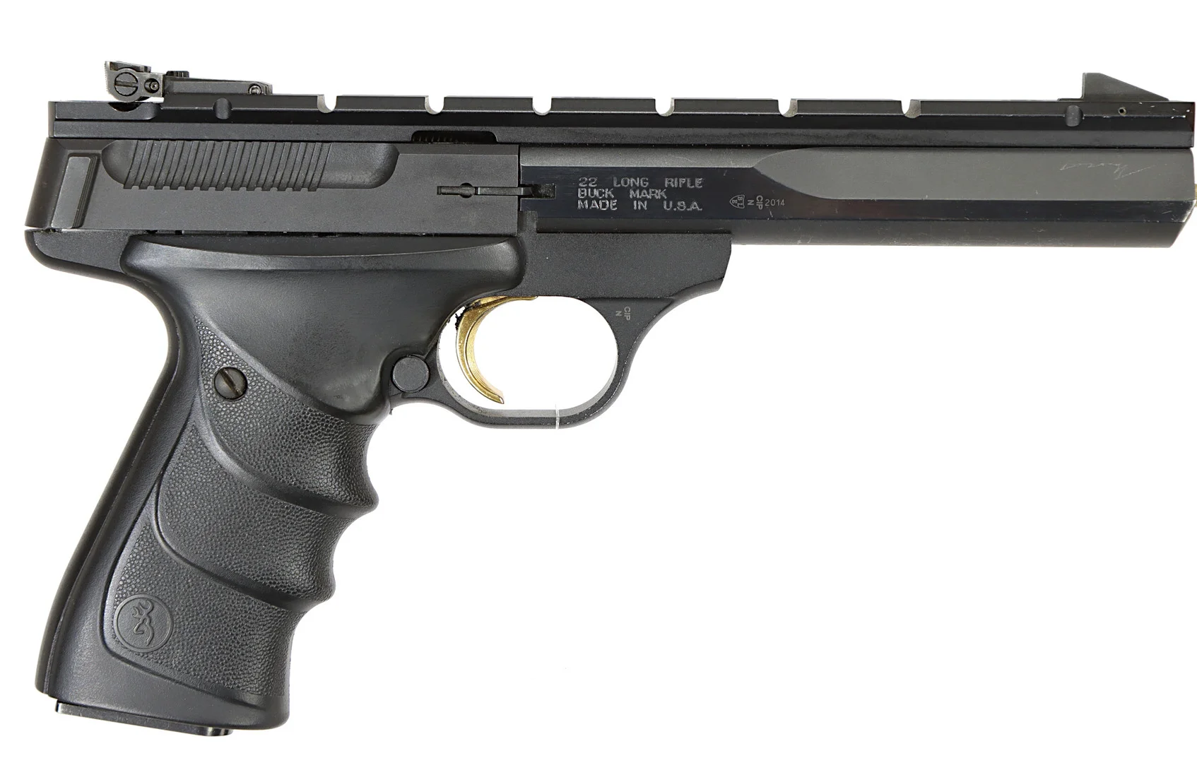 PISTOL, fabrikat Browning, modell Buck Mark, kaliber .22lr, tillv.nr 515ZW39660, se-nr SE2676915. — Pistols — Walter Borg