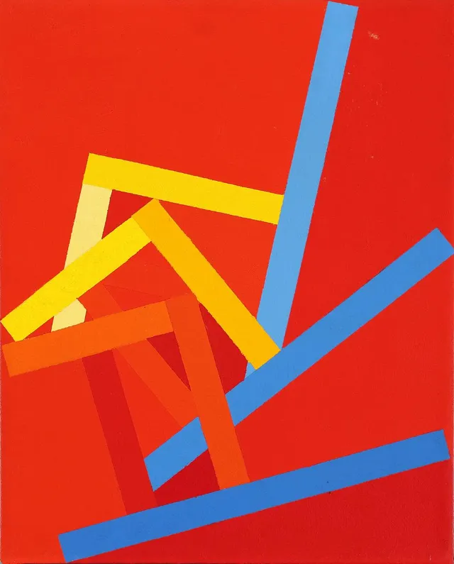Untitled, 1980. Signed on the verso with dating. Oil on canvas. 50×40 cm. Unframed.