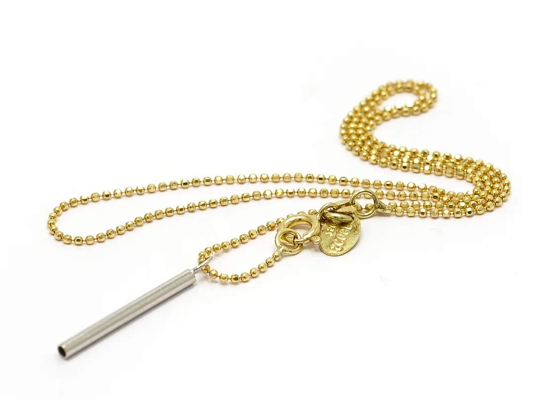 KEDJA/HÄNGE, 18K guld/vitguld, kullänk, längd ca 40 cm, vikt 3,4 g. — Smycken/Hänge med kedja — Kaplans