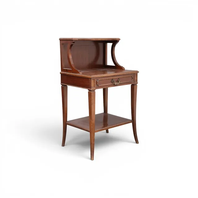 Louis XVI style side cabinet in walnut, 20th Century.