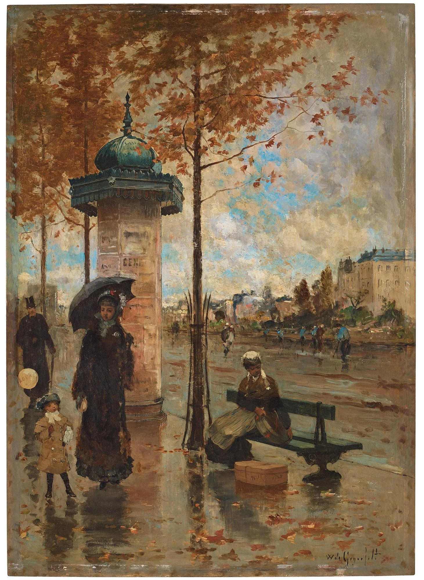 Wilhelm von Gegerfelt, Regnmoln över Paris. — Bukowskis