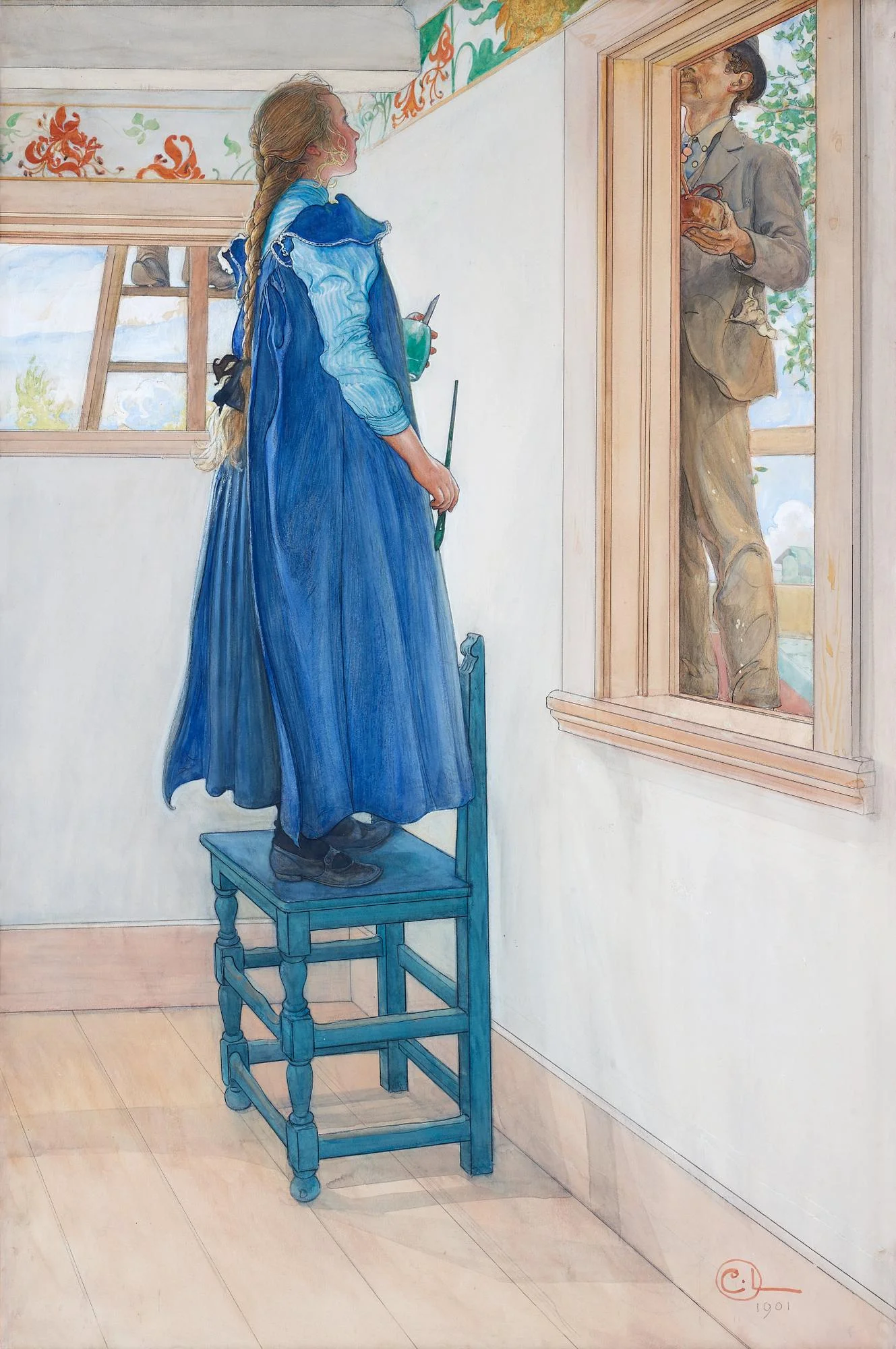 Carl Larsson, "Suzanne och en ann' ". — Bukowskis