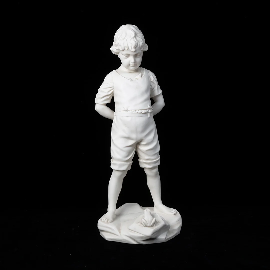 PER HASSELBERG. Pariansskulptur, Gustavsberg. — Sculptures & Bronzes — Stockholms Auktionsverk Göteborg
