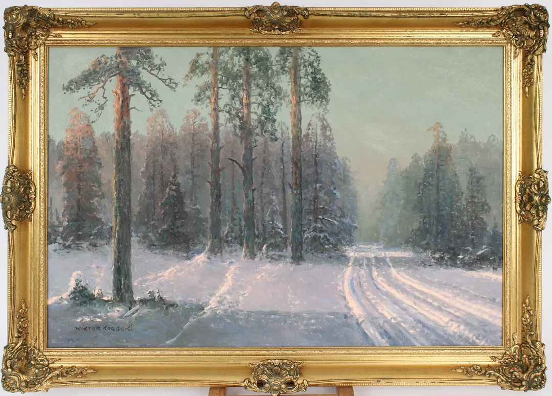 Wiktor Korecki. Winter Landscape (cd) — Paintings and sculptures/Older pictorial arts — Lauritz