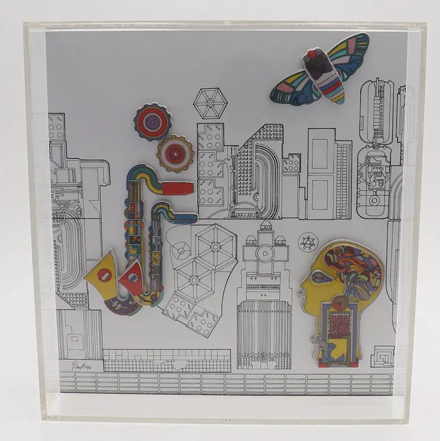 EDUARDO PAOLOZZI. "TOTTENHAM COURT ROAD".