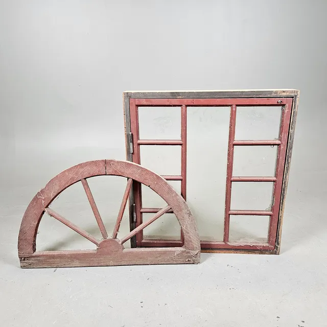 LUNETTFÖNSTER OCH FÖNSTER, 1900-talets första hälft.