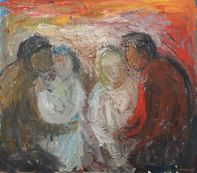 EINAR EMLAND. "DANS". SIGNERAD.