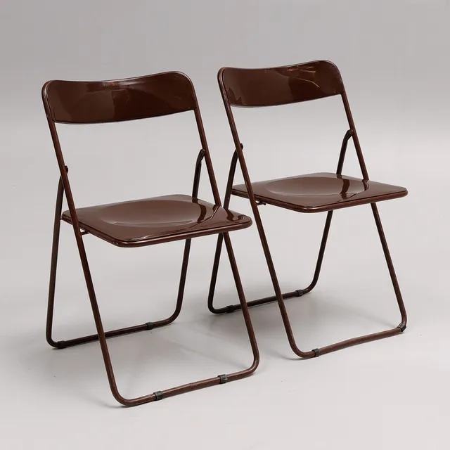 NIELS GAMMELGAARD. KLAPPSTOLAR, "Ted", 2 stk. IKEA 1979.