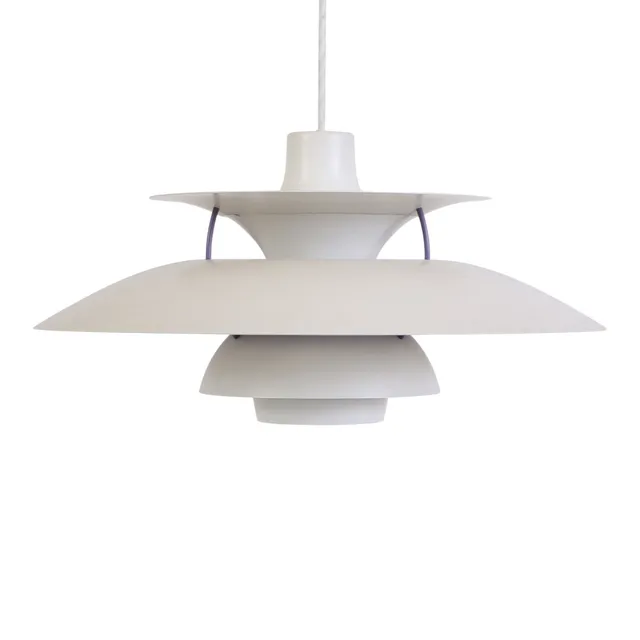 POUL HENNINGSEN. Louis Poulsen. PH5 pendel, hvid.